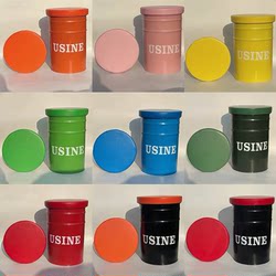 Industrial Style Paint Bucket Storage Stool Round Bucket Stool Storage Popular Leisure Chair Kebab Hot Pot Restaurant Table and Chair Combination