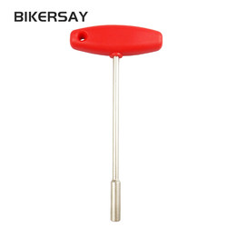 Bicycle Tool Hidden Spoke Wrench T-Shaped Socket Wire Spoke Wrench Built-In Spoke Cap Tool