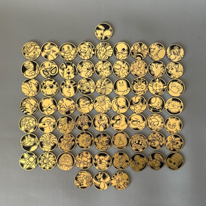 
Pokémon PTCG collection 151 coin set ex poly peripheral coins 151 full set collection hard yellow