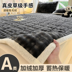 Rabbit Fur Plush Mattress for Home Bedroom, Soft Cushion, Dormitory Student Single Blanket, Bedding, Floor Mat, Protective Cover