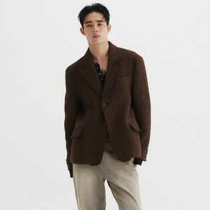 ASTROBLITZ small suit, loose, simple and versatile 2025 autumn new Korean style high-end light luxury suit