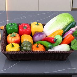 Simulated Vegetable Model Set Foam Plastic Fake Corn Pumpkin Cabbage Photography Props Kindergarten Teaching Aids Decoration