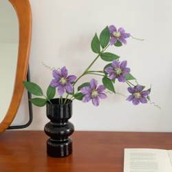 Clematis imitation vase home decoration
