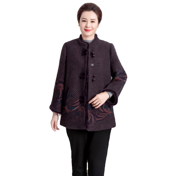 
Yibu retro noble mink fur collar coat