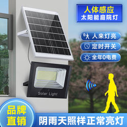 Solar-Powered Human Body Sensor Outdoor Garden Light, Ultra-Bright, Waterproof, Home Lighting, 2025 New Model, Split Type, One-To-Two