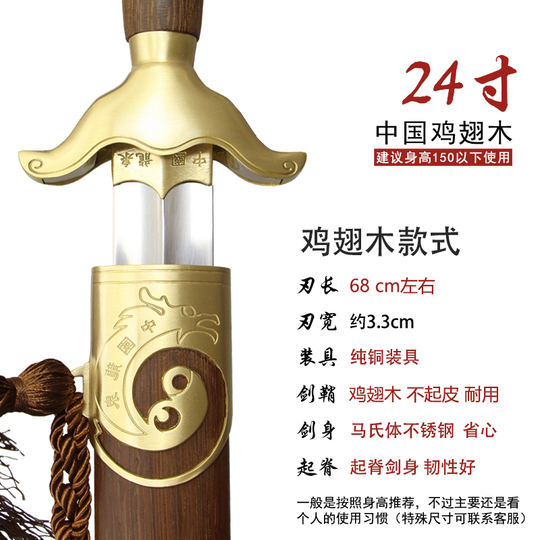 龍泉太極剣 - 女性武術練習剣