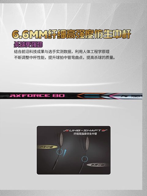 Li Ning Badminton Racket Thunder 8090 Chen Long The same model full ...