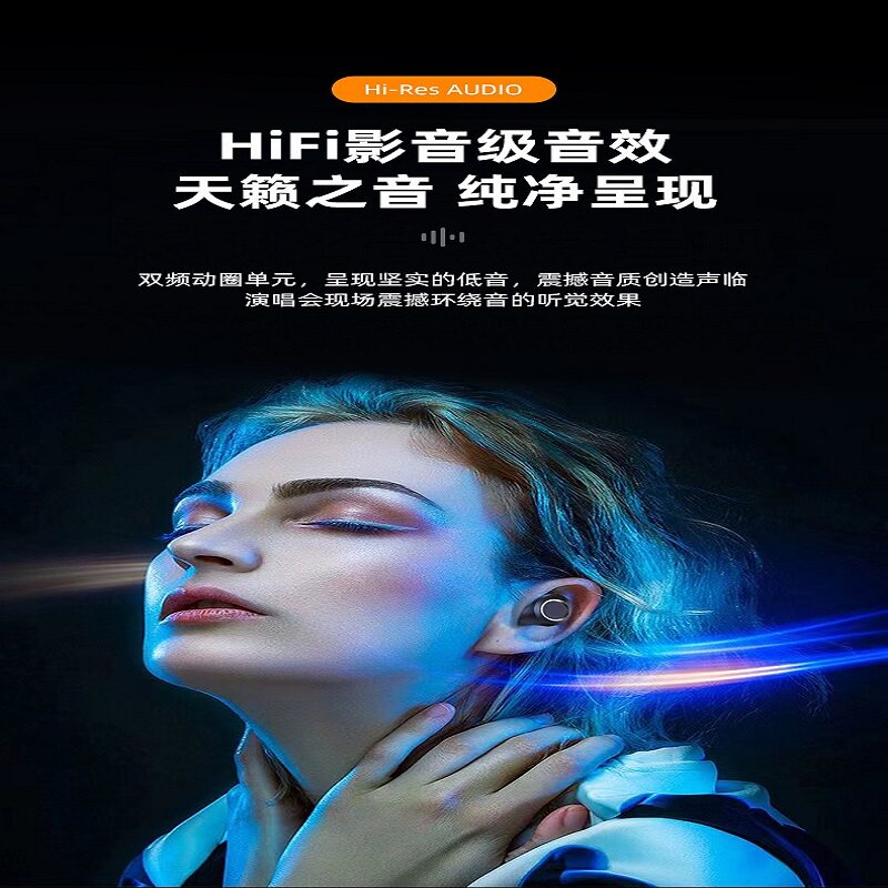 (독일 SENGIRNY) 진정한 무선 블루투스 헤드셋 2024 새로운 스포츠 하이엔드 베이스 소음 감소-