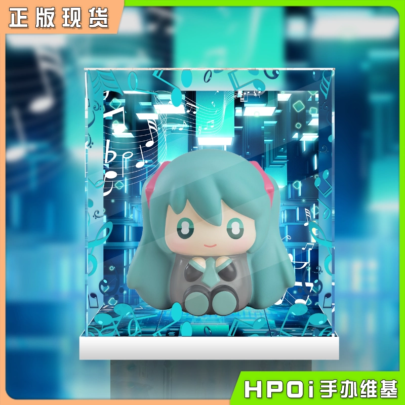 GSC 初音未来柔土人 V家 miku 棉花糖系列Q版 展示盒