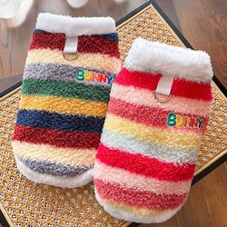 Autumn and Winter Warm Clothing and Supplies for Large Dogs and Cats, Fleece Vests for Golden Retrievers, Corgis, Bichons, Teddy Dogs, and Hairless Cats