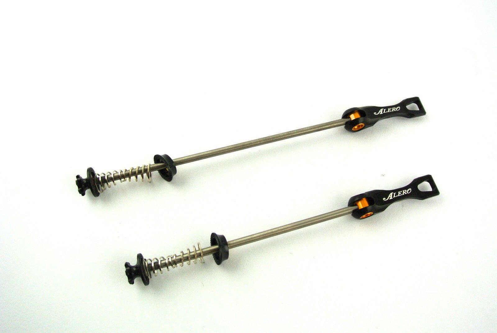 alero超轻量 自行车快拆组 钛心轴 铝合金 钛轴 公路车 登山车