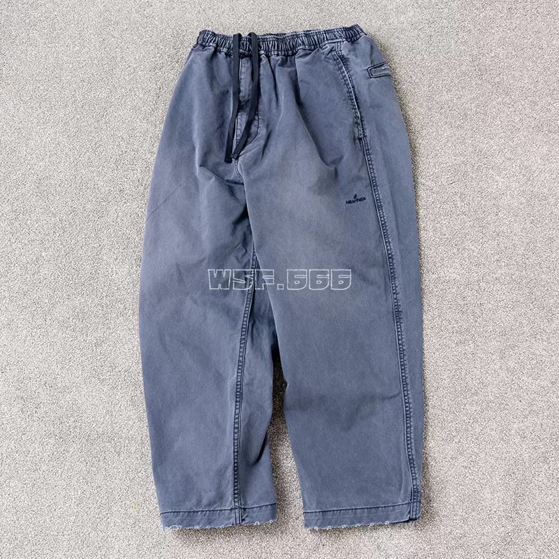 現貨SFC WIDE TAPERED EASY PANTS 日產錐形雙褶休閒褲23SS-Taobao