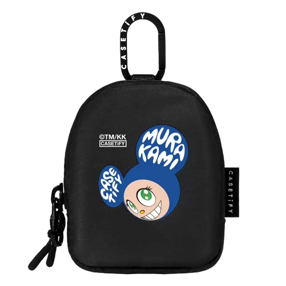 CASETiFY 村上隆 （白）ワイヤレスイヤホンポーチ♡完売商品最終お値下げ♡ 村上隆Takashi Murakami x CASETIFY联名MR. DOB蓝色白色粉色
