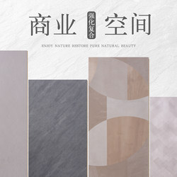 Commercial Space Large-Format Wood Flooring for Home Use, Eco-Friendly, Waterproof, Wear-Resistant, Suitable for Underfloor Heating, 12mm