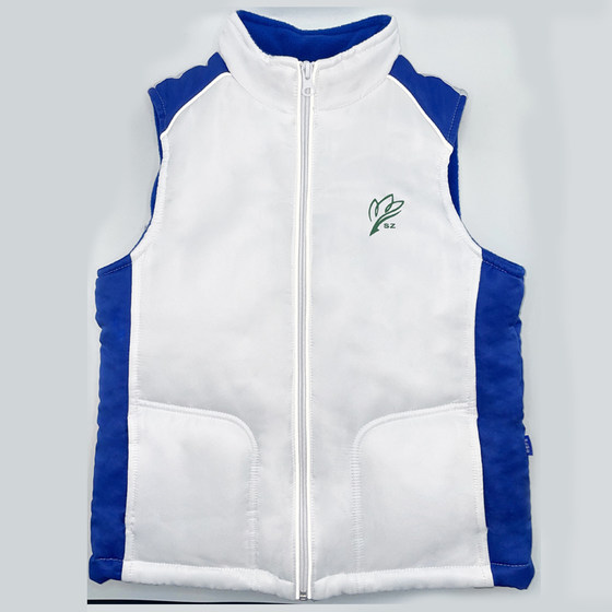 
Blue Heart Blue Language Shenzhen unified school uniform primary school students winter clothing plus fleece jacket trousers cotton vest down vest waterproof