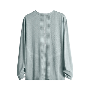 
Ice silk long-sleeved T-shirt men's outdoor sun protection breathable and quick-drying summer thin air-conditioning clothes bottoming shirt casual top