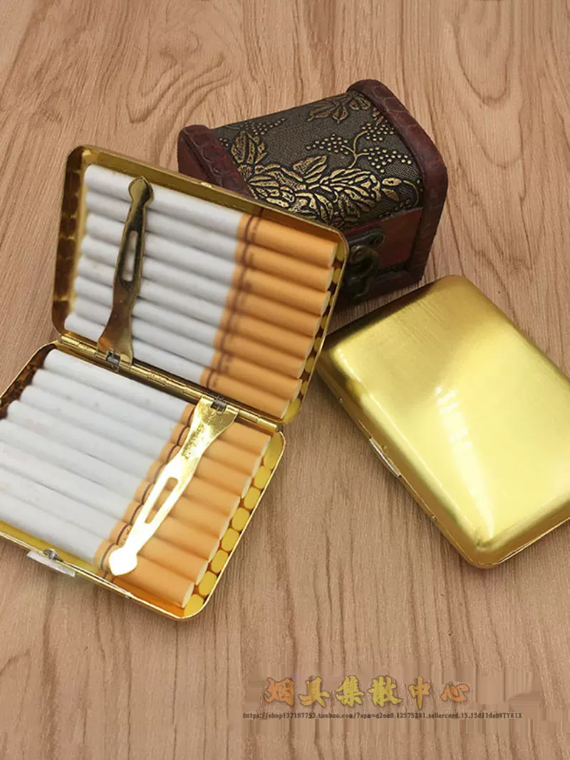超薄金属烟盒20支装翻盖16支装创意 雕刻夹烟香菸盒 男节日礼品