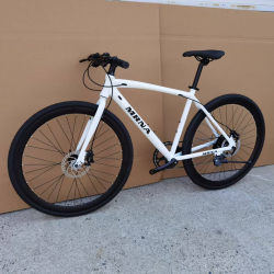 700C Straight Handlebar Highway Pure Oil Disc Flat Handlebar Youth Student Car Work Clothing Exercise Gravel Road Bicycle Fast