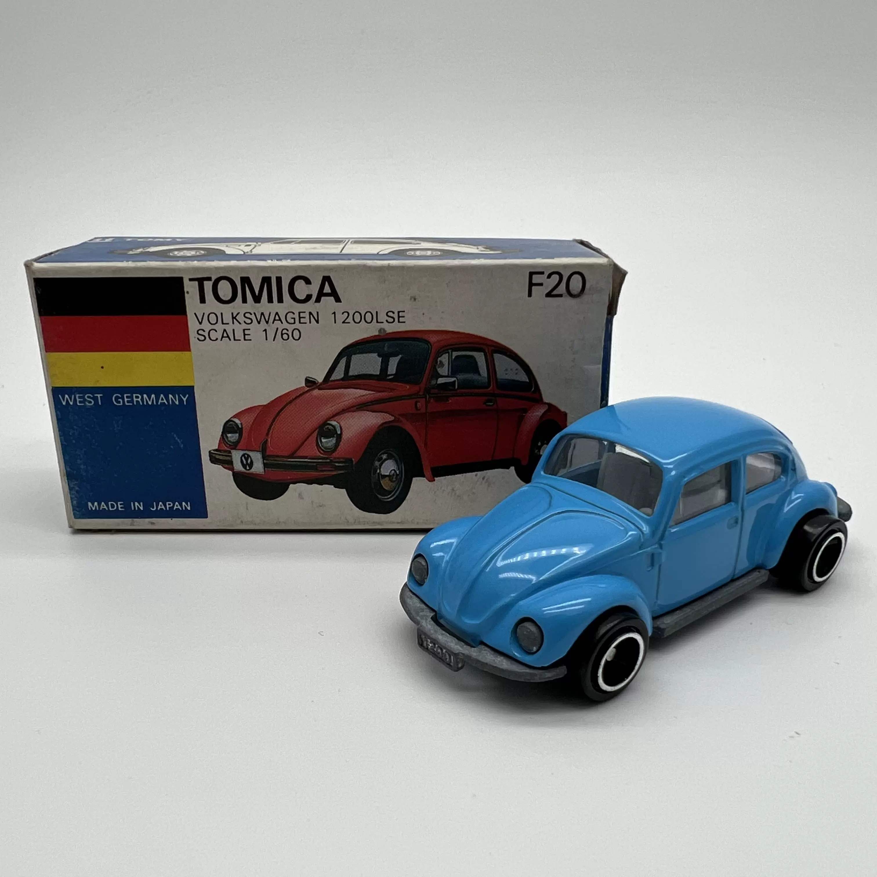 Tomica 日本制青箱#F20-1 大众甲壳虫VOLKSWAGEN 1200LSE-Taobao Singapore