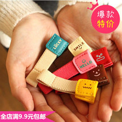 Winder Korean leather elastic band cute combination