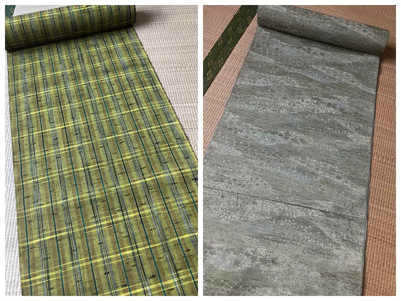 日本進口毛料小紋反物面料和服小紋日本和服訂做手工和風料G