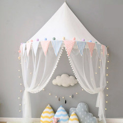 ins Children's Tent for Boys and Girls, Princess Room, Reading Corner, Kindergarten Bedside Decoration, Bed Canopy, Dollhouse Wall Hanging