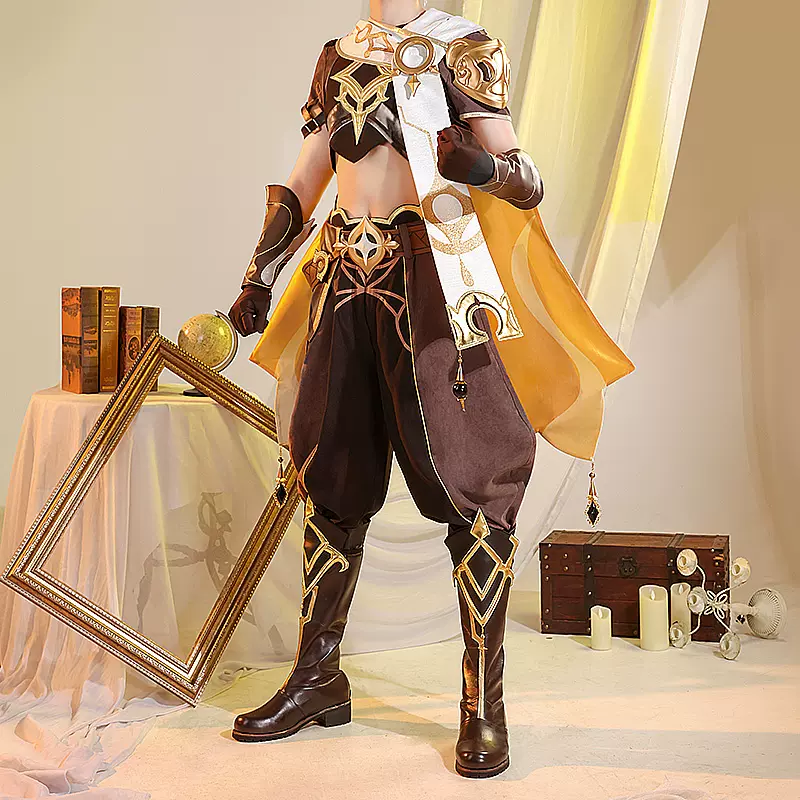 三分妄想原神cos服空旅行者哥哥cosplay男装荣誉骑士游戏动漫c服-Taobao