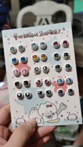 
5 pairs 9.9 free shipping bjd doll uv transfer stickers eyeball acrylic cabbage lucky bag 2D cartoon