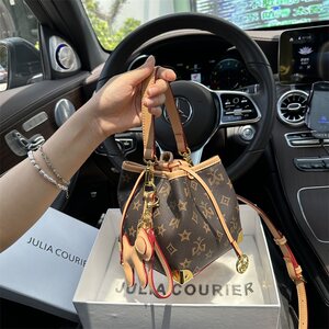
JULIA COURIER Women's Bag Light Luxury Printed Bucket Bag Women's 2026 New Trendy Single Shoulder Crossbody Handbag