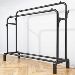 Floor-Standing Clothes Rack, Bedroom Coat Rack, Indoor Clothes Hanger, Room Clothes Rack, Household Clothes Drying Rack, Thickened and Reinforced