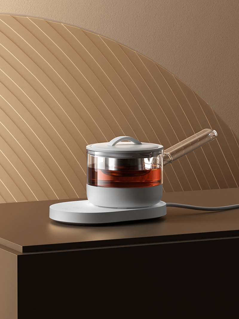 小米三界极简煮茶器