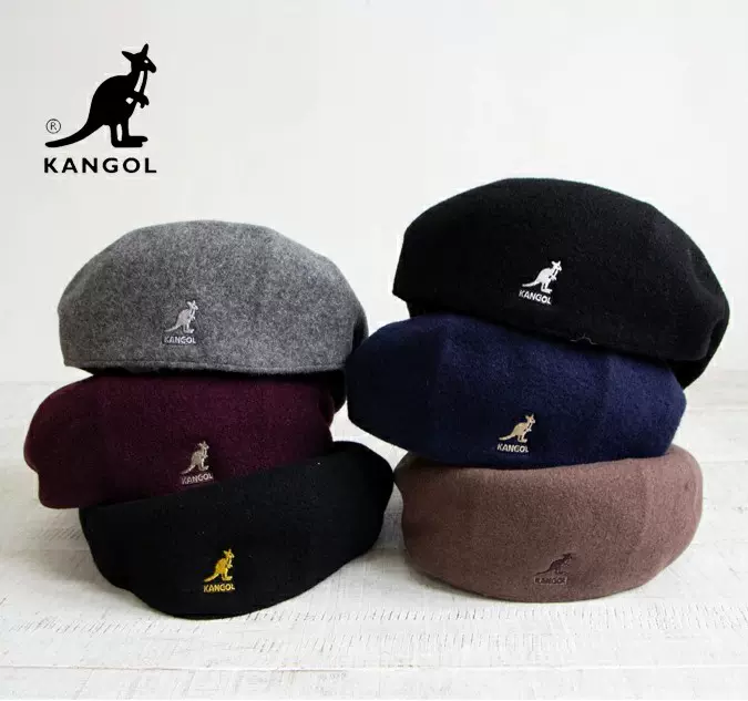 日本代購KANGOL SMU Wool Galaxy 袋滑鼠羊毛呢男女款貝雷帽-Taobao
