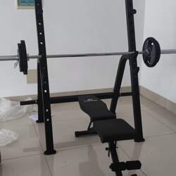 Barbell Bench Press Rack, Home Multi-Functional Weight Bench, Professional Dumbbell Bench, Gantry Rack, Squat Training Equipment