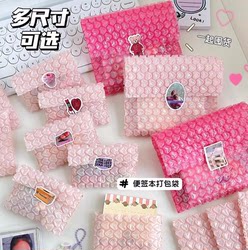 ins High-Quality Heart-Shaped Bubble Bags, Cute Card Packaging Materials, Gift Wrapping Decorative Envelopes, Foam Film