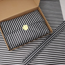 High-End Simple Striped Pear Paper 17g Clothing Gift Wrapping Paper Card Packaging Material Airplane Box Lining