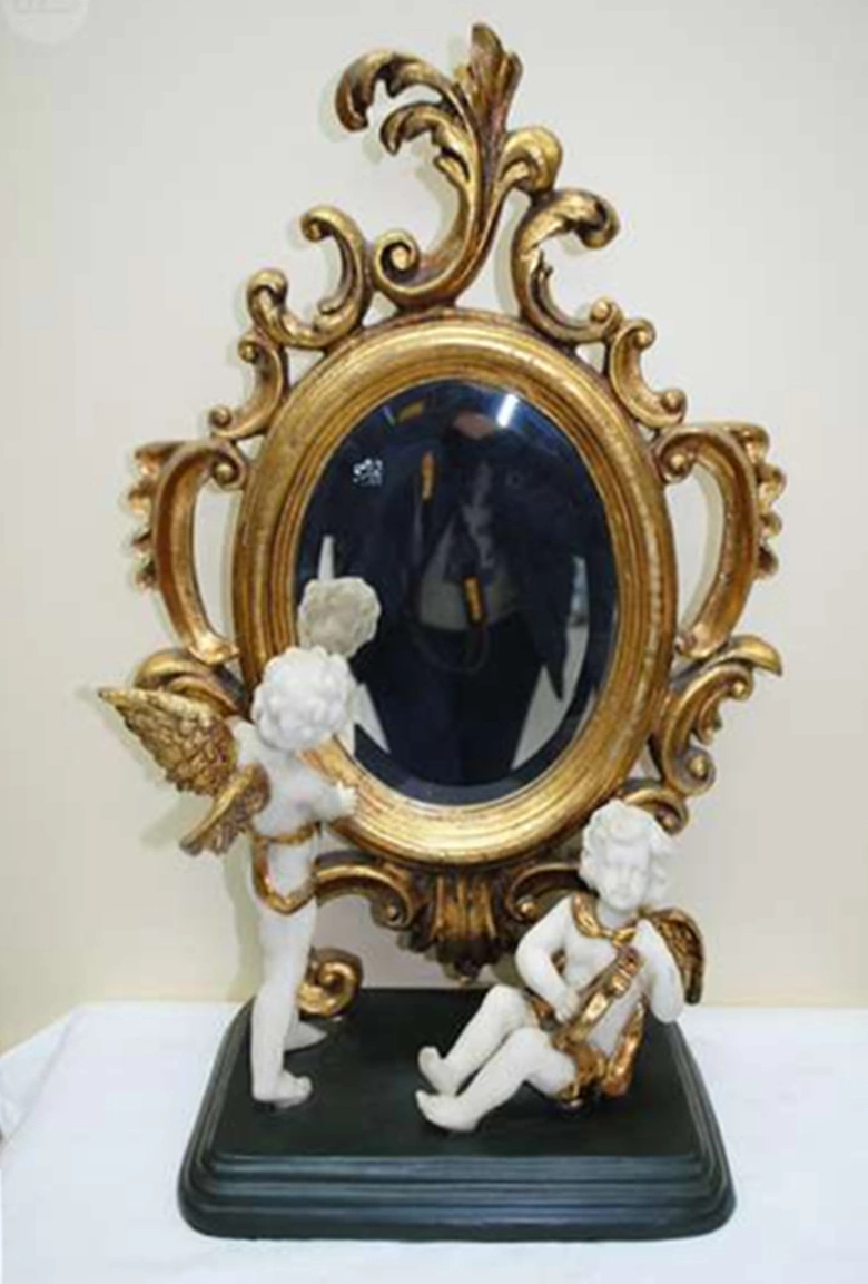 西洋古董欧洲收藏品法国镶鎏金铜饰天使雕塑三件套壁炉钟新到-Taobao