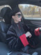 Spot New Year's greetings new Chinese style stand collar red two-sided cotton jacket for women loose cotton jacket
