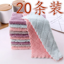 Thickened Cleaning Cloth for Kitchen Use, Household Cleaning Cloth, Basic Lint-Free, Oil-Free Dishwashing Towel, Table Wiping Cloth, Dishwashing Cloth