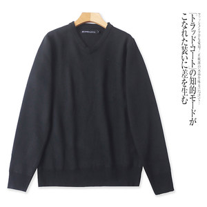 
FF9876 foreign trade European and American men's V-neck sweater new pullover sweetheart collar loose versatile fashionable sweater