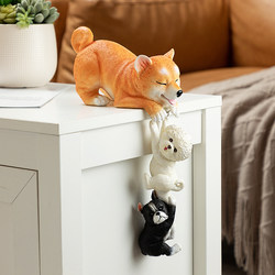 Cute Dog Figurines, Home Decor, Entrance Hall, Living Room, Bookshelf Decorations, Mood-Boosting Shiba Inu Ornaments