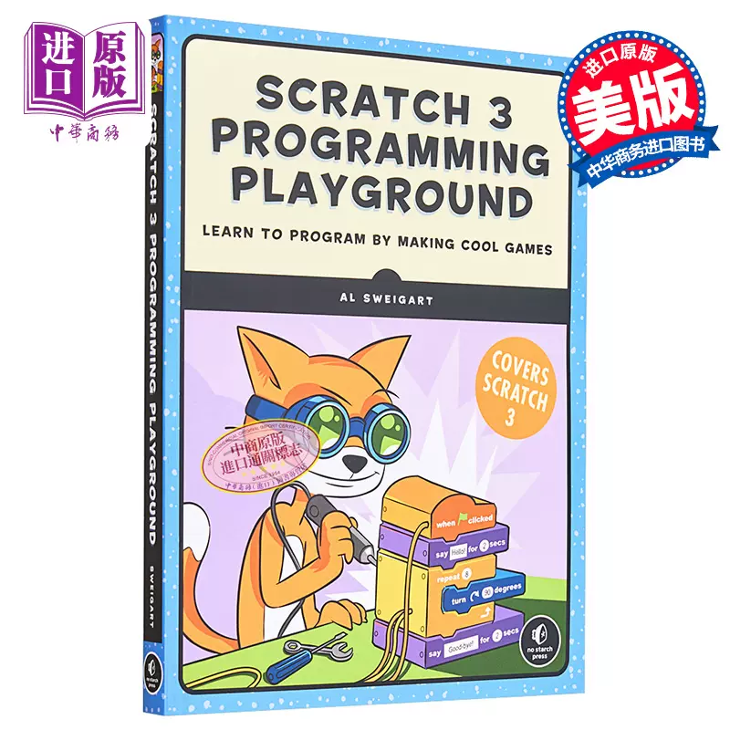 现货编程乐园3 轻松制作炫酷的游戏英文原版Scratch 3 Programming