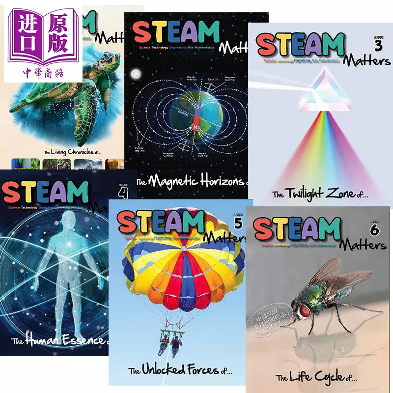 Steam Matters Issue 1 6 Steam问题第1 6期科学 技术 工程 艺术 数学跨学科教辅英文原版7 12岁新加坡教辅 中商原版