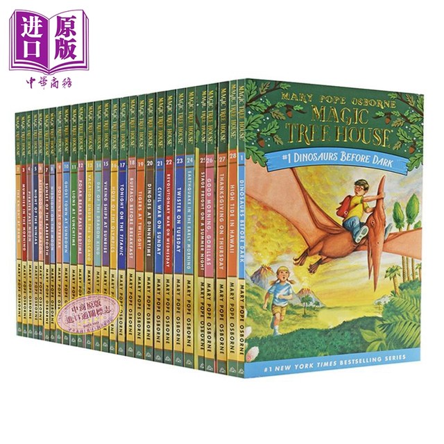 Magic Tree House English version Magic Tree House 1-28 boxed season 1 ...