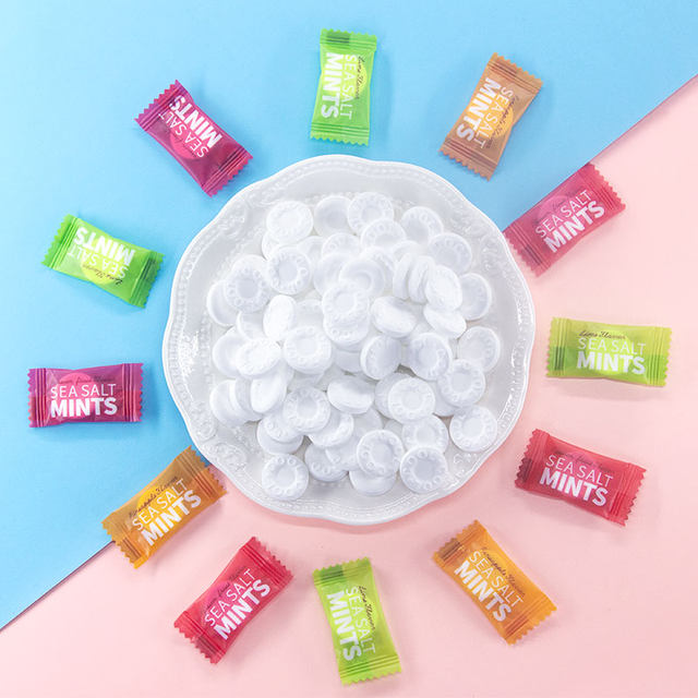 Internet celebrity sea salt sugar-free mints 500g ice road strong ...