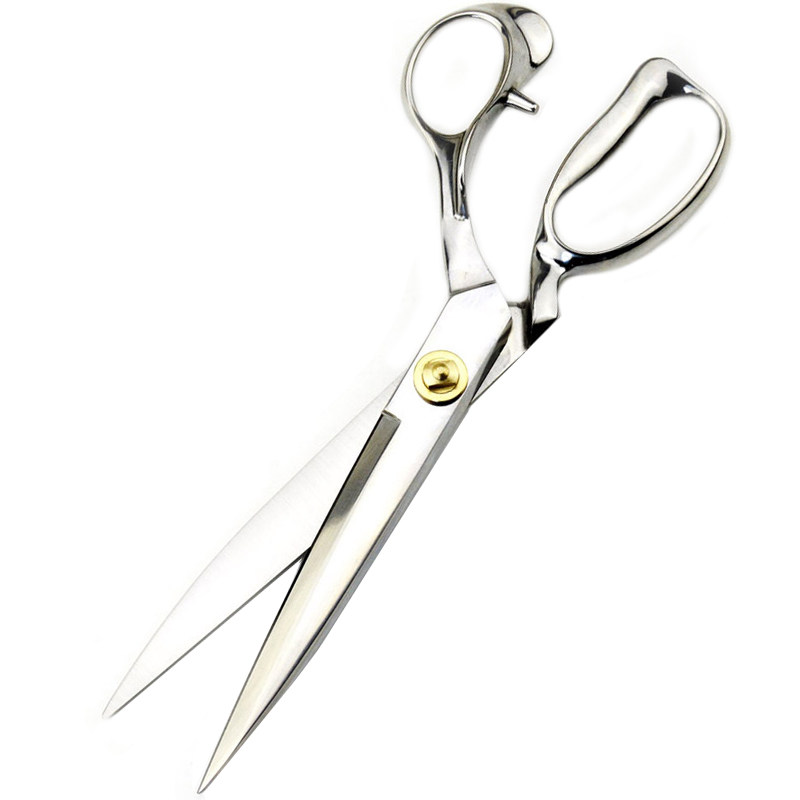 독일 12인치 올스틸 재봉가위, 전문 스테인레스 재봉, 천 재단, 두꺼운 천, 의류 재단, 약간의 결함 -