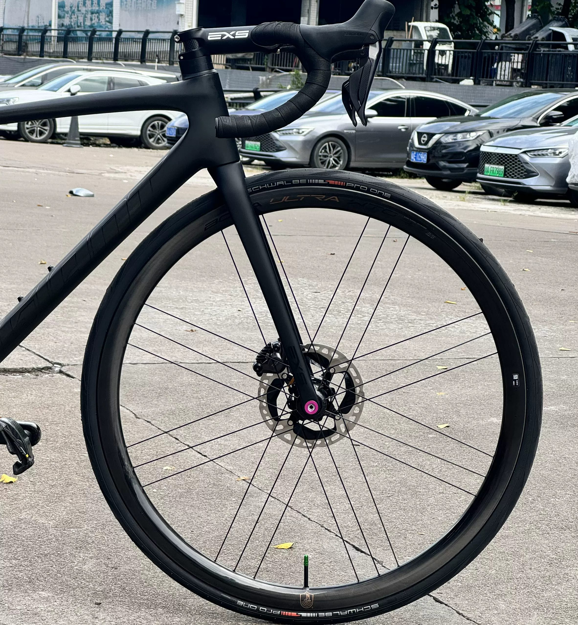 EXS FK 00 01 碳纤维前叉TCR tarmac SL6 Aethos车架全内走隐藏