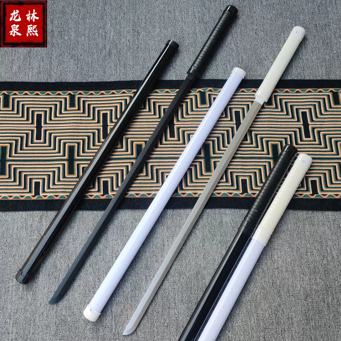 木质唐横刀宝剑木刀带鞘武士刃拔刀剑道具训练习儿童玩具木剑竹刀