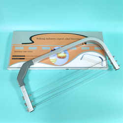 Large Cake Layering Saw with 3 Saw Blades for Use Together, Cuts 4 Layers at a Time, Baking Tool