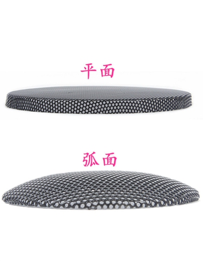 スピーカーメッシュグリル - ブラックアイアン保護カバー