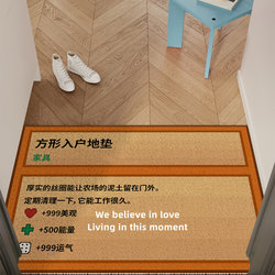 Star Valley Entrance Mat, Creative Silk Loop, Non-Slip, Dirt-Resistant Doormat, Entryway Dust-Removing Carpet, Can Be Cut to Size